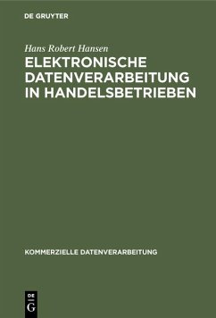 Elektronische Datenverarbeitung in Handelsbetrieben (eBook, PDF) - Hansen, Hans Robert