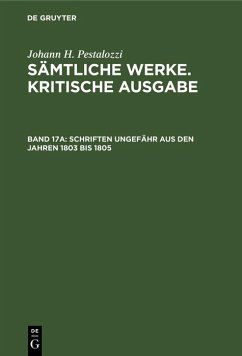 Cover Schriften ungefähr aus den Jahren 1803 bis 1805 (eBook, PDF)