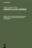 3 Abth. Populärphilosophische Schriften, II. Zur Politik, Moral und Philosophie (eBook, PDF)