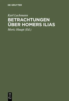 Cover Betrachtungen über Homers Ilias (eBook, PDF)