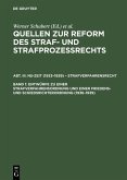 Entwürfe zu einer Strafverfahrensordnung und einer Friedens- und Schiedsrichterordnung (1936-1939) (eBook, PDF)