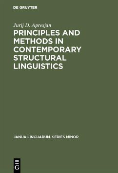 Cover Principles and Methods in Contemporary Structural Linguistics (eBook, PDF)