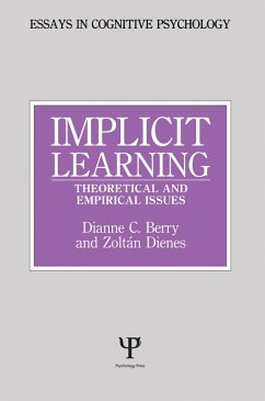Implicit Learning (eBook, PDF) - Berry, Dianne C.; Dienes, Zoltan