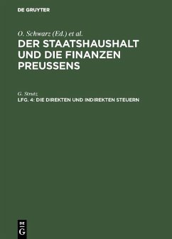 Cover Die direkten und indirekten Steuern (eBook, PDF)