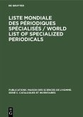 Liste mondiale des périodiques spécialisés / World list of specialized periodicals (eBook, PDF)