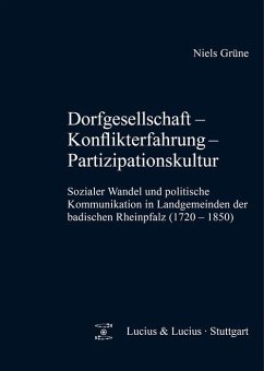 Dorfgesellschaft - Konflikterfahrung - Partizipationskultur (eBook, PDF) - Grüne, Niels
