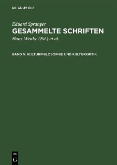 Cover Kulturphilosophie und Kulturkritik (eBook, PDF)