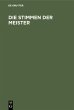Die Stimmen der Meister (eBook, PDF) - Bild 1