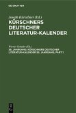 Kürschners Deutscher Literatur-Kalender auf das Jahr .... 56. Jahrgang 1974 (eBook, PDF)