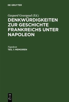 Cover Memoiren (eBook, PDF)