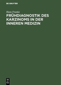 Cover Frühdiagnostik des Karzinoms in der inneren Medizin (eBook, PDF)