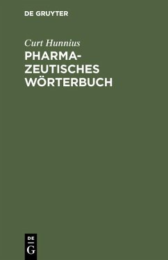 Pharmazeutisches Wörterbuch (eBook, PDF) - Hunnius, Curt