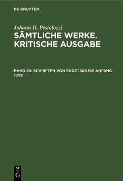 Cover Schriften von Ende 1806 bis Anfang 1808 (eBook, PDF)