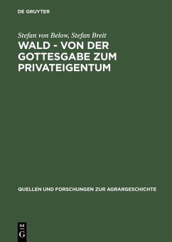 Cover Wald - von der Gottesgabe zum Privateigentum (eBook, PDF)