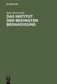 Cover Das Institut der bedingten Begnadigung (eBook, PDF)