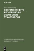 Die Minderheitsregierung im deutschen Staatsrecht (eBook, PDF)