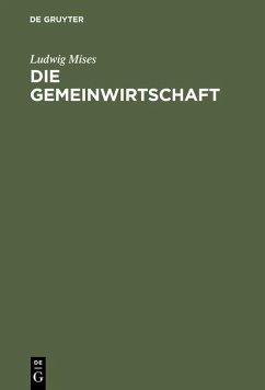 Die Gemeinwirtschaft (eBook, PDF) - Mises, Ludwig