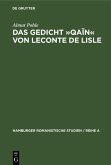 Das Gedicht »Qaïn« von Leconte de Lisle (eBook, PDF)