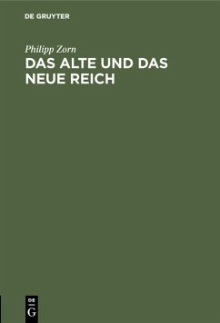 Cover Das alte und das neue Reich (eBook, PDF)