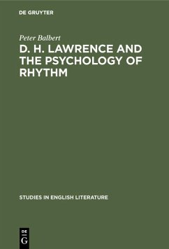 Cover D. H. Lawrence and the Psychology of Rhythm (eBook, PDF)
