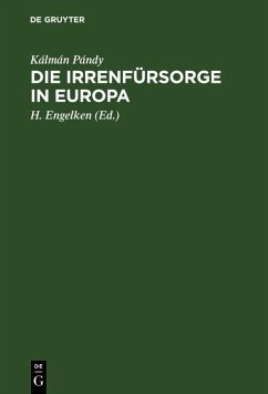 Cover Die Irrenfürsorge in Europa (eBook, PDF)