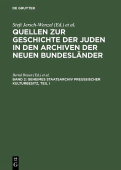 Geheimes Staatsarchiv Preußischer Kulturbesitz, Teil 1 (eBook, PDF)