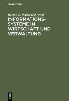Informationssysteme in Wirtschaft und Verwaltung (eBook, PDF)