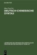 Deutsch-Chinesische Syntax (eBook, PDF) - Bild 1
