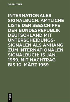 Cover 15 Jan. 1959, mit Nachtrag bis 10. März 1959 (eBook, PDF)