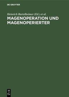 Cover Magenoperation und Magenoperierter (eBook, PDF)