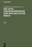 Die Civilprozeßordnung für das Deutsche Reich (eBook, PDF)