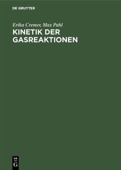 Cover Kinetik der Gasreaktionen (eBook, PDF)
