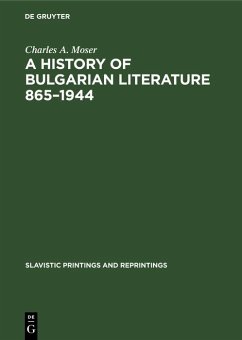 Cover A History of Bulgarian Literature 865-1944 (eBook, PDF)