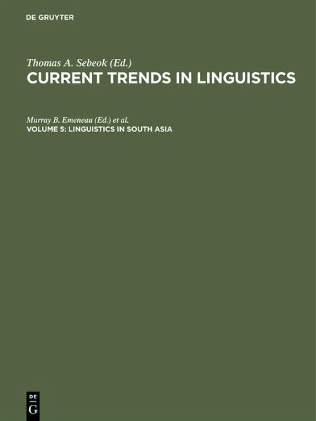 Linguistics in South Asia (eBook, PDF) Linguistics in South Asia (eBook, PDF)