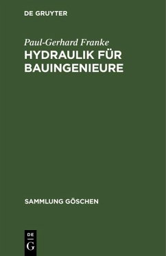 Hydraulik für Bauingenieure (eBook, PDF) - Franke, Paul-Gerhard