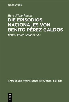 Cover Die Episodios nacionales von Benito Pérez Galdos (eBook, PDF)