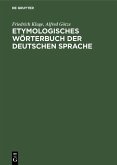 Etymologisches Wörterbuch der deutschen Sprache (eBook, PDF)