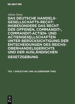 Cover Einleitung und allgemeiner Theil (eBook, PDF)