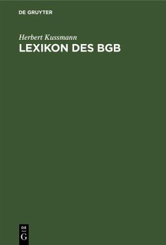 Cover Lexikon des BGB (eBook, PDF)