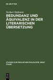 Redundanz und Äquivalenz in der literarischen Übersetzung (eBook, PDF)