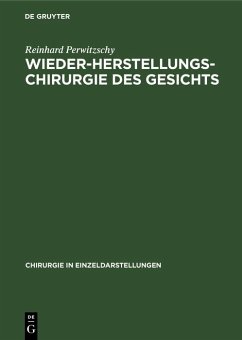 Cover Wiederherstellungschirurgie des Gesichts (eBook, PDF)