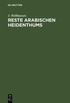 Cover Reste arabischen Heidenthums (eBook, PDF)