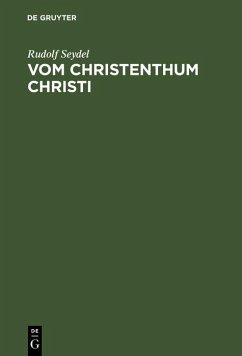 Cover Vom Christenthum Christi (eBook, PDF)