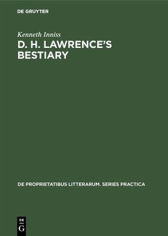 D. H. Lawrence's Bestiary (eBook, PDF) - Inniss, Kenneth