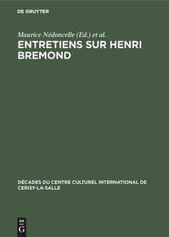 Entretiens sur Henri Bremond (eBook, PDF)