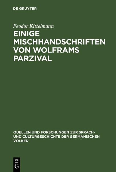Einige Mischhandschriften von Wolframs Parzival (eBook, PDF)