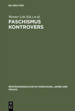 Cover Faschismus kontrovers (eBook, PDF)