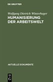 Humanisierung der Arbeitswelt (eBook, PDF)