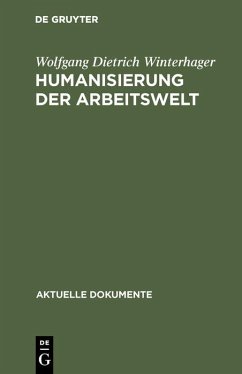 Cover Humanisierung der Arbeitswelt (eBook, PDF)