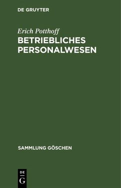Betriebliches Personalwesen (eBook, PDF) - Potthoff, Erich
